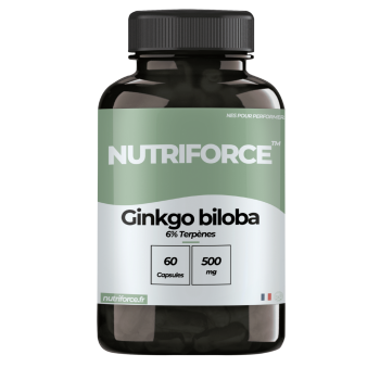 Ginkgo biloba pharmacie, complément alimentaire, gélules avec de nombreux bienfaits