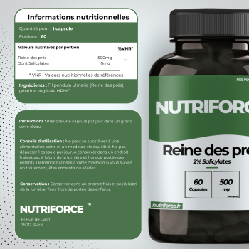 Reine des prés dose, bienfaits, traçabilité