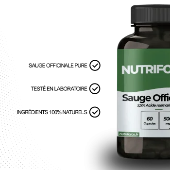 Bienfaits de la sauge officinale, complément alimentaire pharmaceutique qui a de nombreuses vertus