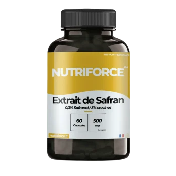 complément alimentaire de safran en gélules et capsules de crocine et safranal