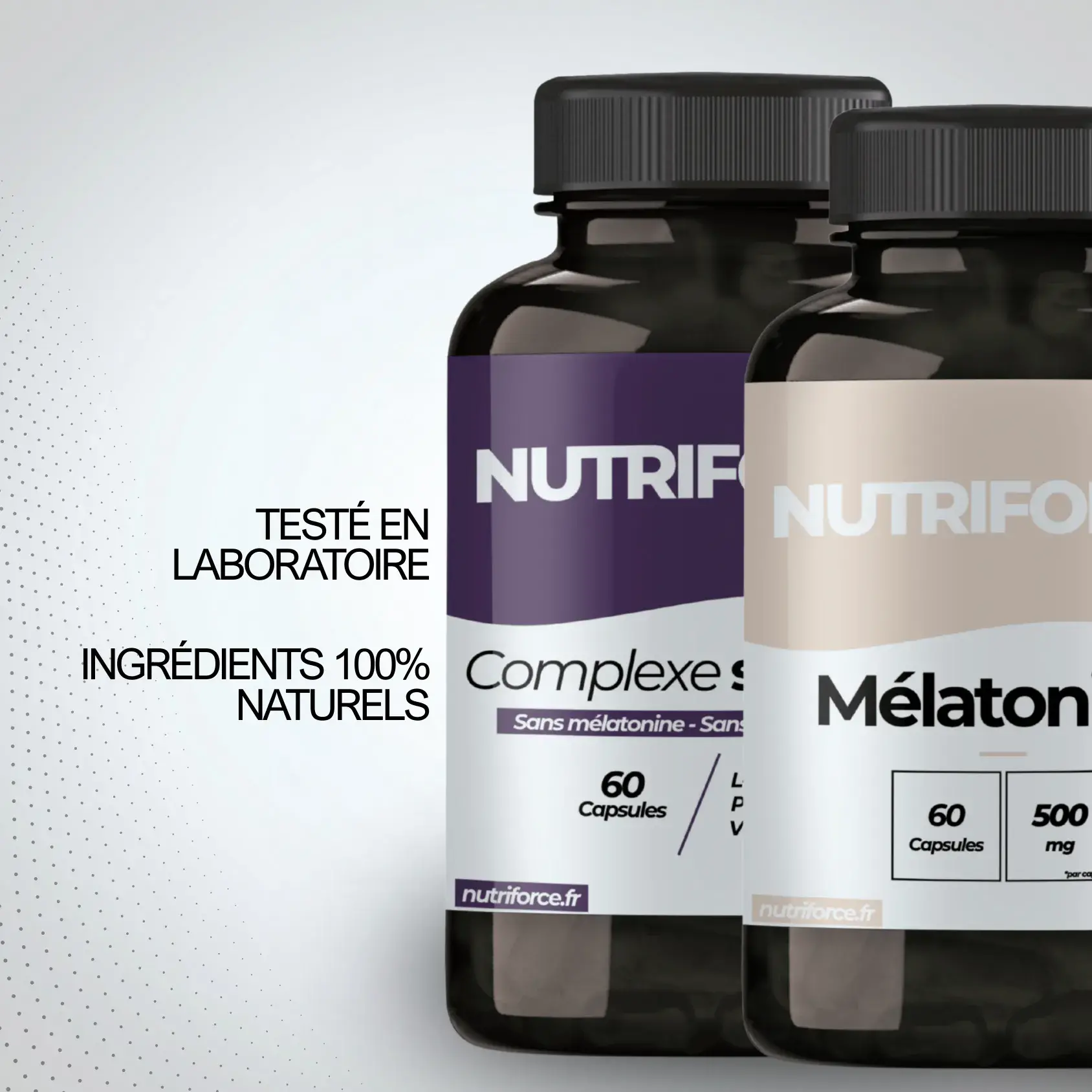 complément alimentaire sommeil, mélatonine testé en laboratoire, et avec des ingrédients 100 % naturels