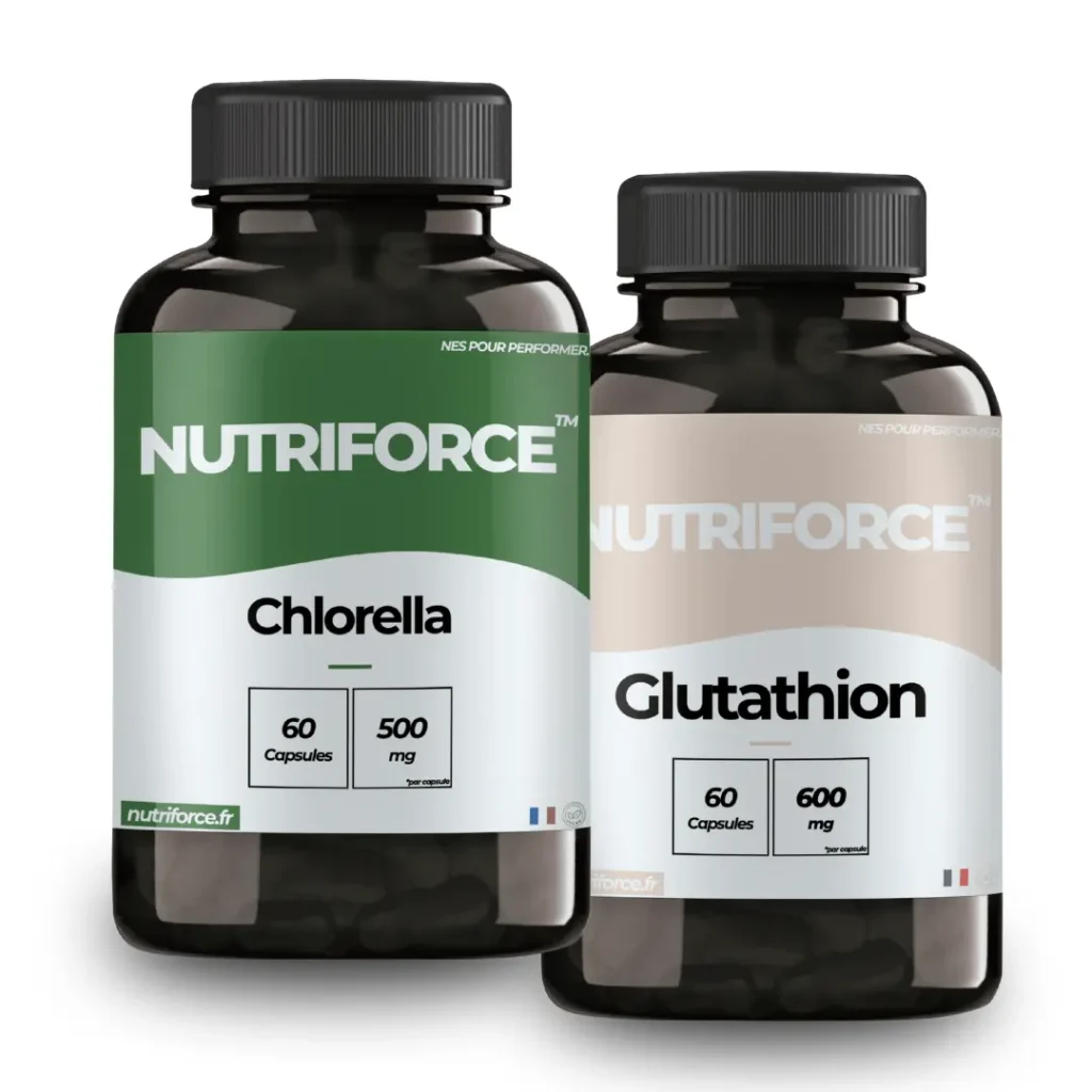 Chlorella, glutathion traçabilité, livraison et pharmacie