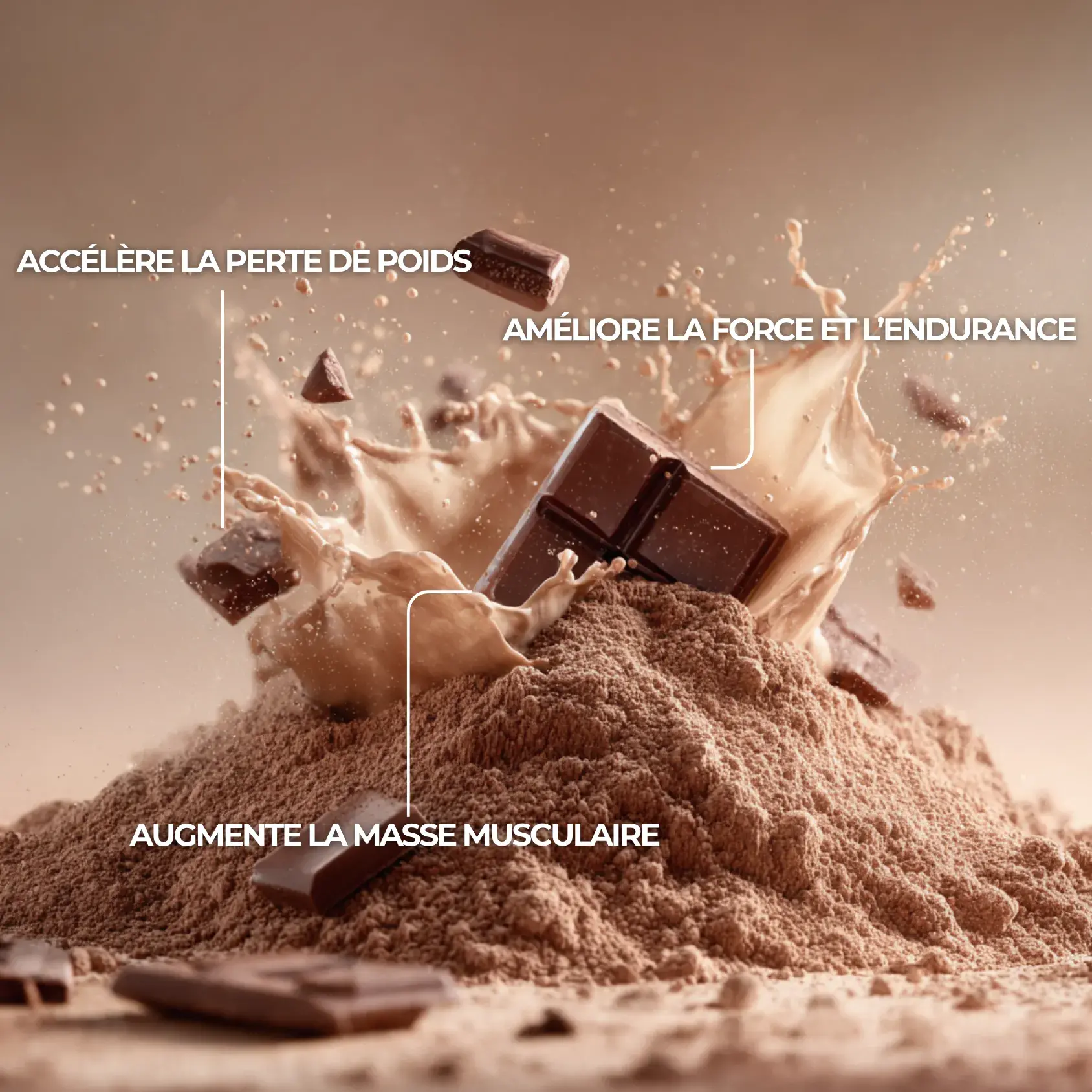 Whey saveur chocolat pack étudiant nutriforce, pharmacie et livraison