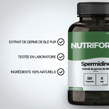 Bienfaits de la spermidine, complément alimentaire pharmaceutique qui a de nombreuses vertus