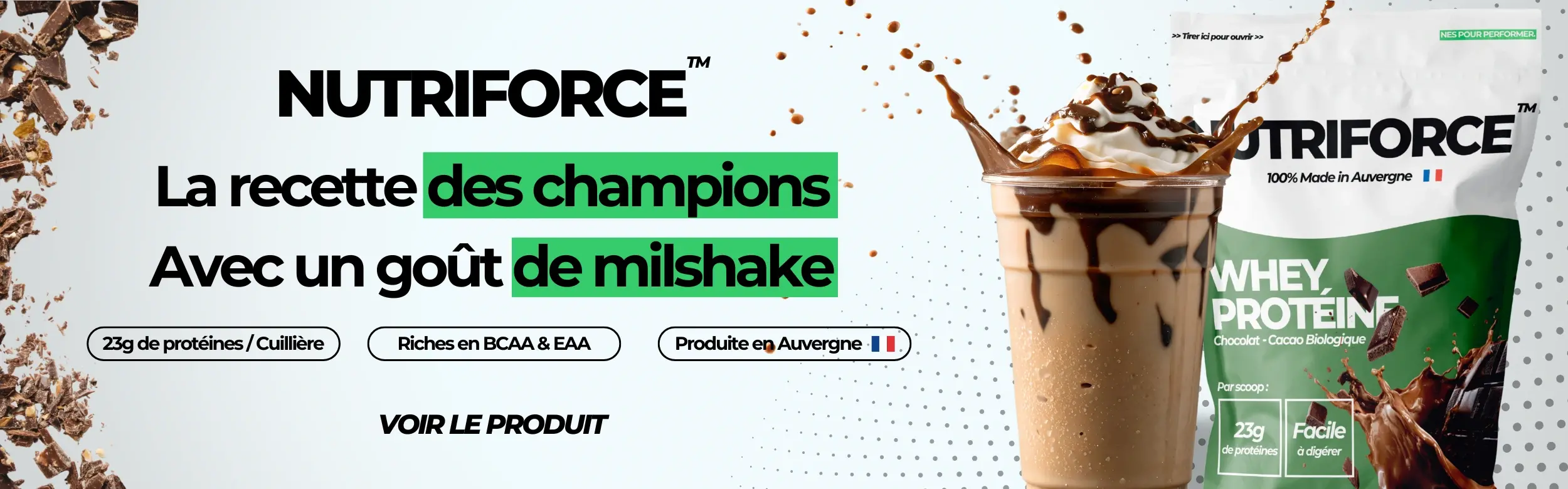 whey protéine isolate française nutriforce